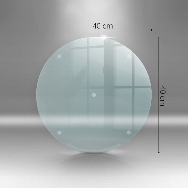 Glas-Ceranfeldabdeckung und Spritzschutz 40 cm
