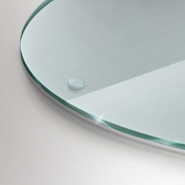 Glas-Ceranfeldabdeckung und Spritzschutz 40 cm