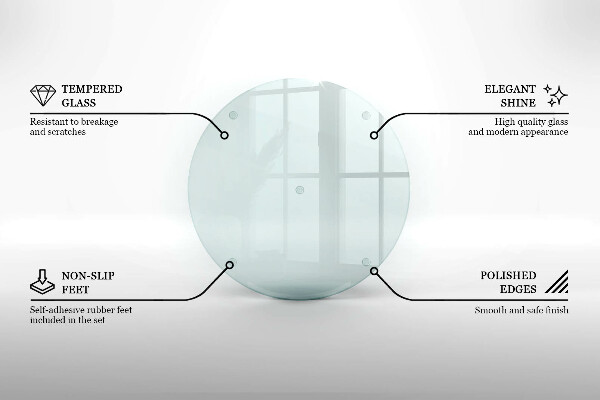 Glas Ceranfeldabdeckung Spritzschutz 40 cm