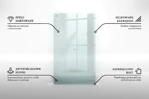Glas Herdabdeckplatte 52x30 cm