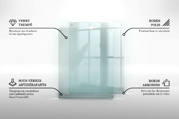 Glas Ceranfeldabdeckung 52x40 cm