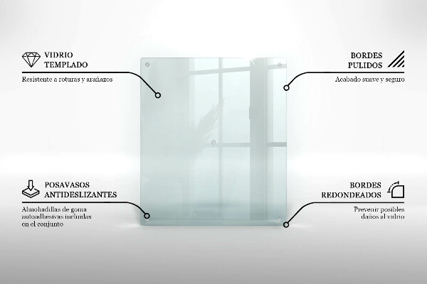 Glas Herdabdeckplatte 60x52 cm