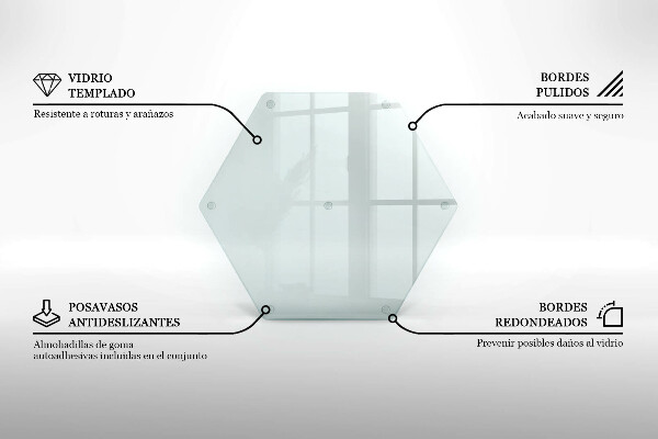 Glas Ceranfeldabdeckung Spritzschutz 40 cm