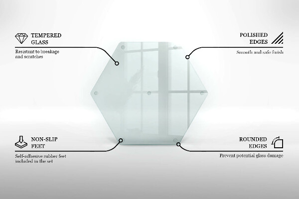 Glas Ceranfeldabdeckung Spritzschutz 40 cm