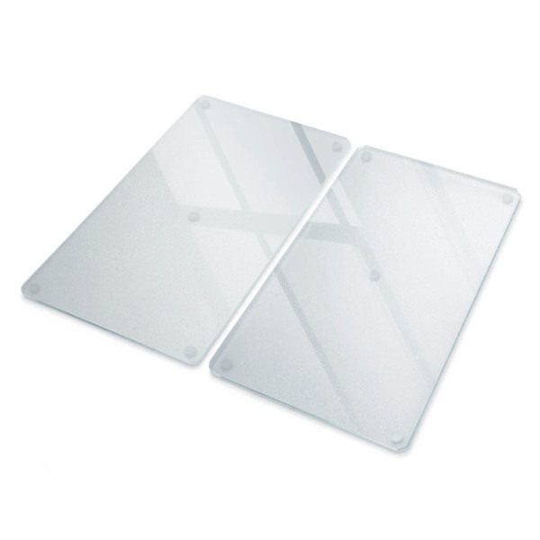 Doppeltes Glas-Schneidebrett 30 x 52 cm, 2er-Set
