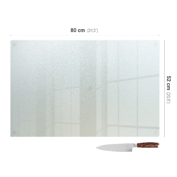Rechteckiges Schneidebrett mit individuellem Druck 80 × 52 cm