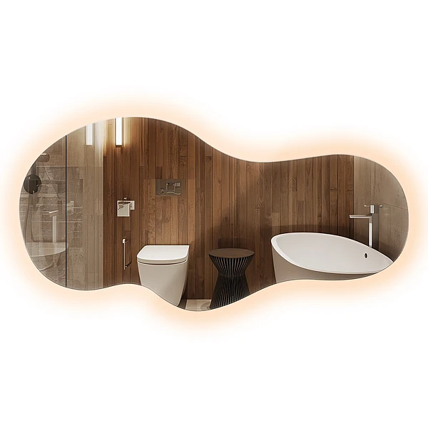 Besonderer ausgefallener LED Spiegel 40x80 cm