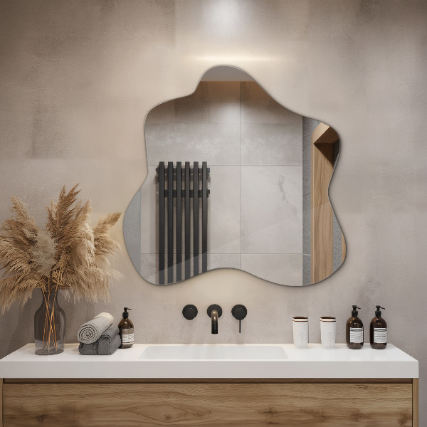 Spiegel Klecks asymmetrischer 58x58 cm