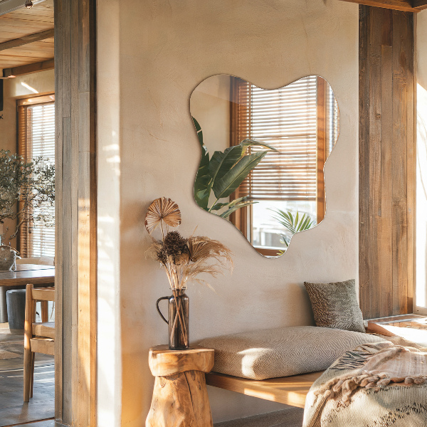 Spiegel Klecks asymmetrischer 68x67 cm