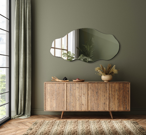 Spiegel unförmig Fleck 50x100