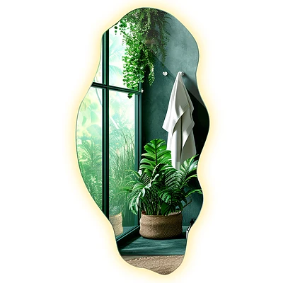 Led organische spiegel modisch 40x80 cm