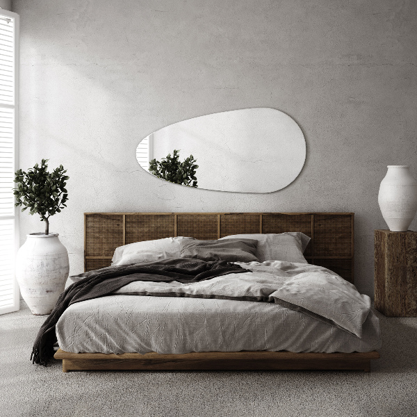 Tropfen spiege ohne rahmen 45x90 cm