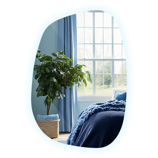 Ausgefallene spiegel mit led 55x38 cm