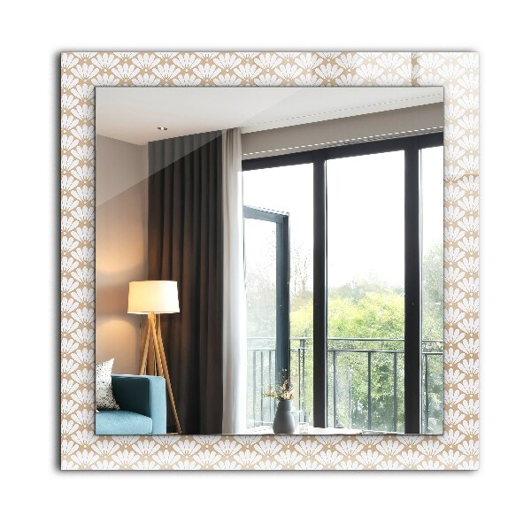 Spiegel mit ornamenten Geometrisches Muster Blume