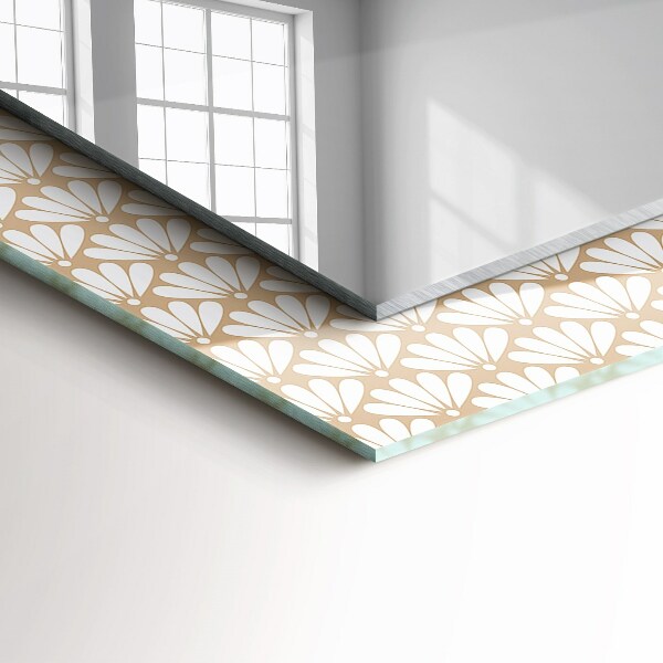 Spiegel mit ornamenten Geometrisches Muster Blume