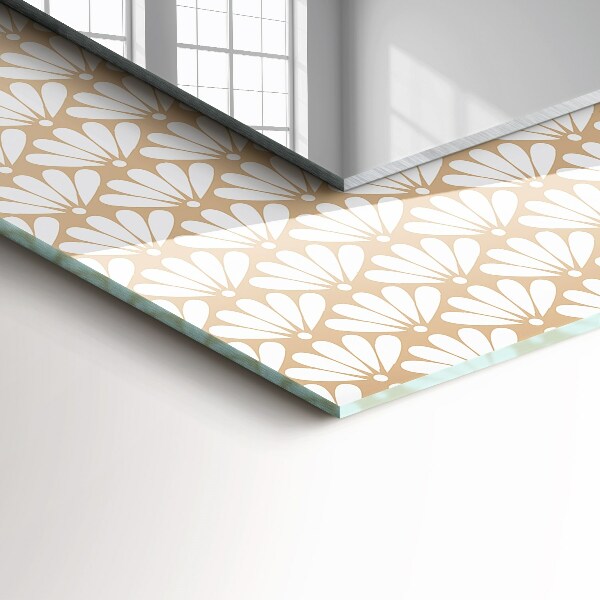 Spiegel mit ornamenten Geometrisches Muster Blume