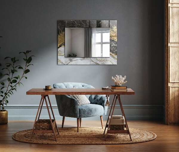 Bedruckte spiegel Marmor geädert abstrakt