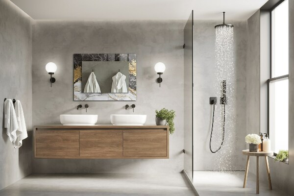 Bedruckte spiegel Marmor geädert abstrakt