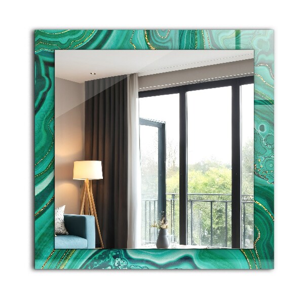 Spiegel ornamente Abstrakte grüne Textur