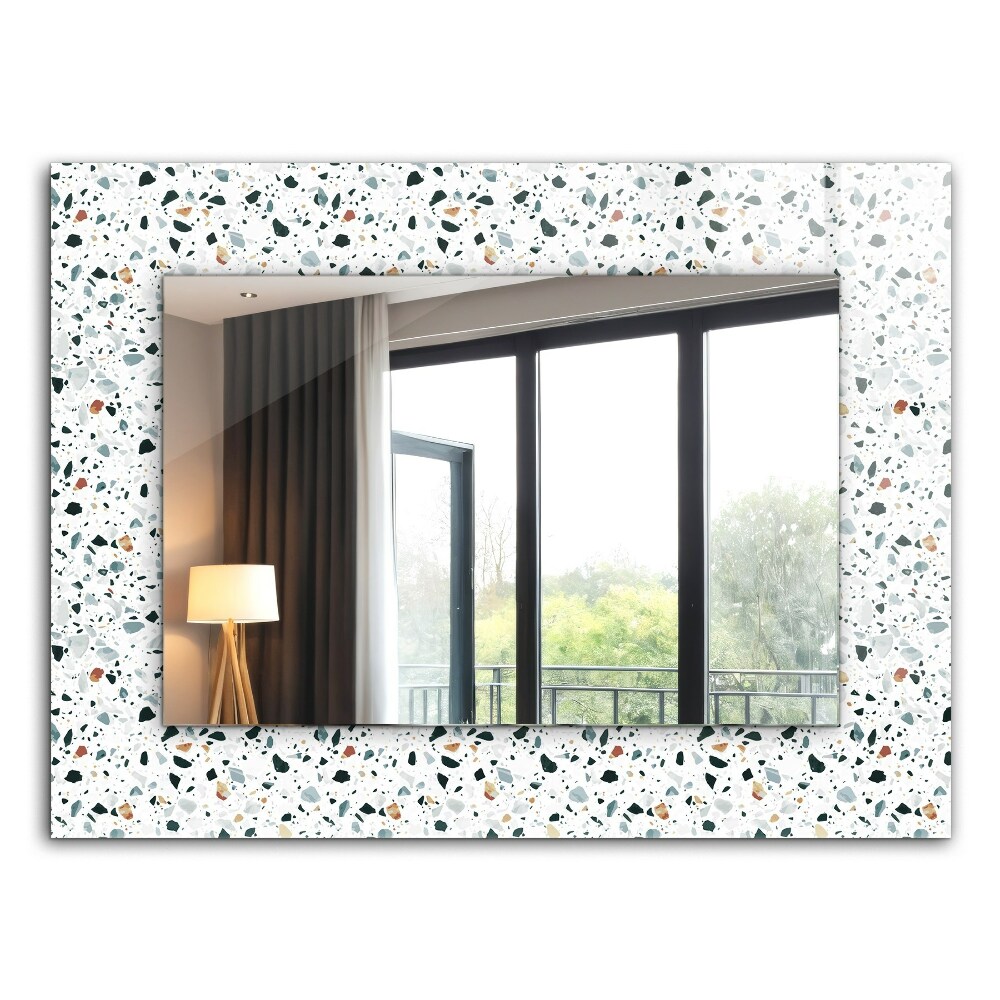 Spiegel ornamente Terrazzo-Mosaik-Muster