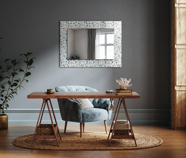 Spiegel ornamente Terrazzo-Mosaik-Muster