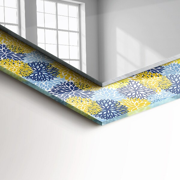 Spiegel ornament Farbige Blumenmuster