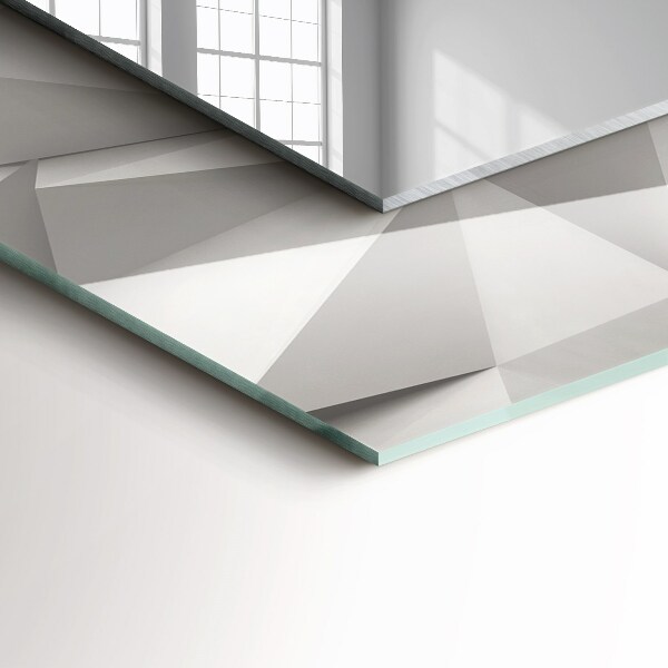 Bedruckte spiegel Abstrakte geometrische Formen