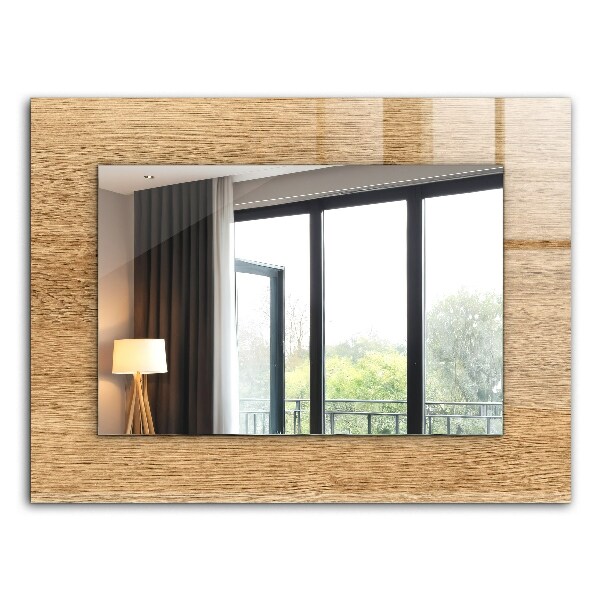 Spiegel mit ornamenten Holz mit Textur