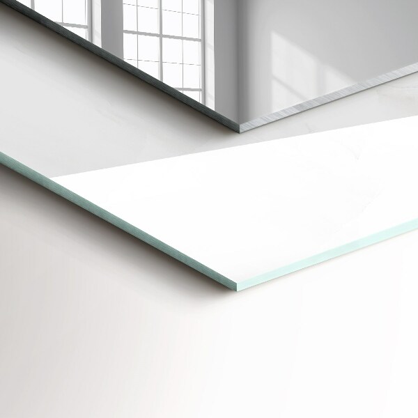 Dekorativer spiegel Weißes Marmormuster