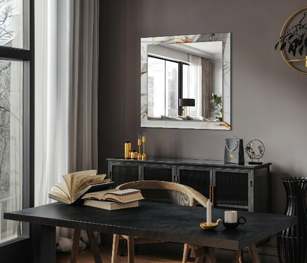 Spiegel mit motivdruck Marmor mit Adern