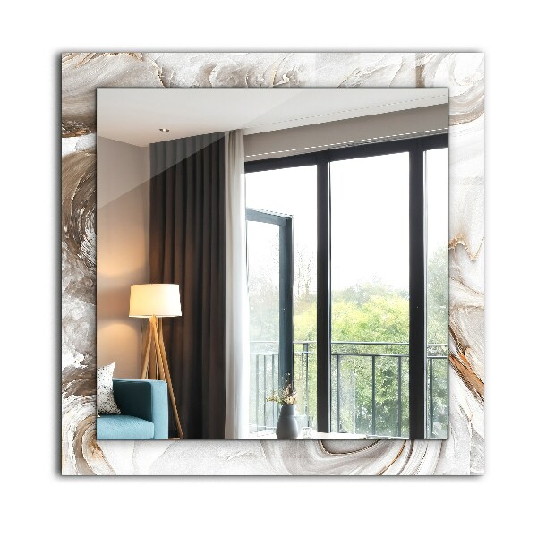 Dekorativer spiegel Abstraktes Marmormuster