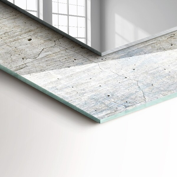 Spiegel mit ornamenten Rissige Betonwand