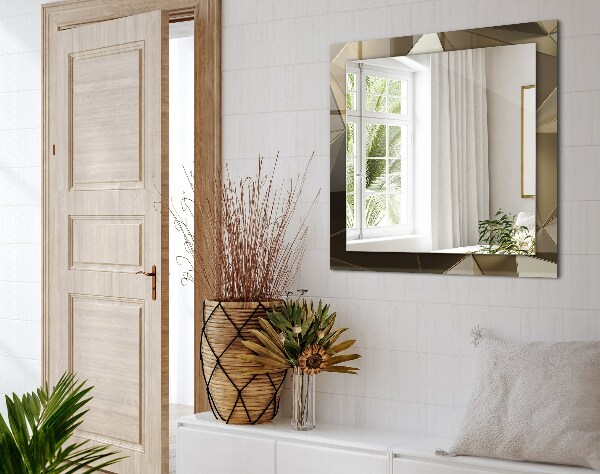 Spiegel mit aufdruck Geometrische Formen