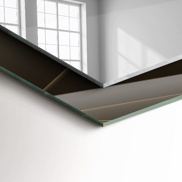 Spiegel mit aufdruck Geometrische Formen