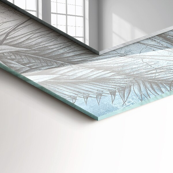 Dekorative spiegel Pastellfarbene Pflanzen