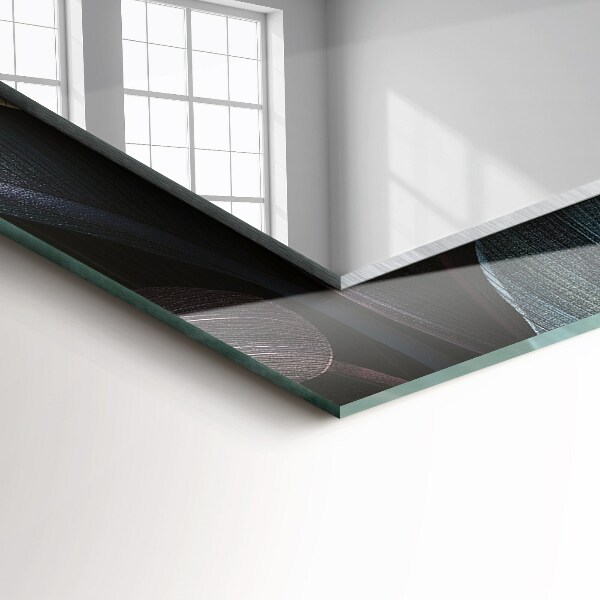 Dekorative spiegel Farbige Pflanzenblätter