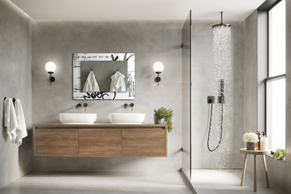 Spiegel mit ornamenten Abstrakte Moderne Schablonen