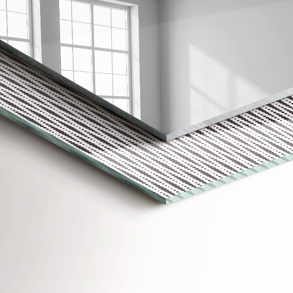 Spiegel mit zierrahmen Textiles Stoffmuster