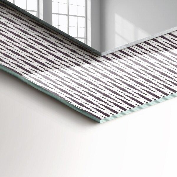 Spiegel mit zierrahmen Textiles Stoffmuster