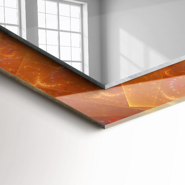 Spiegel ornamente Farbenfrohe fraktale Spirale