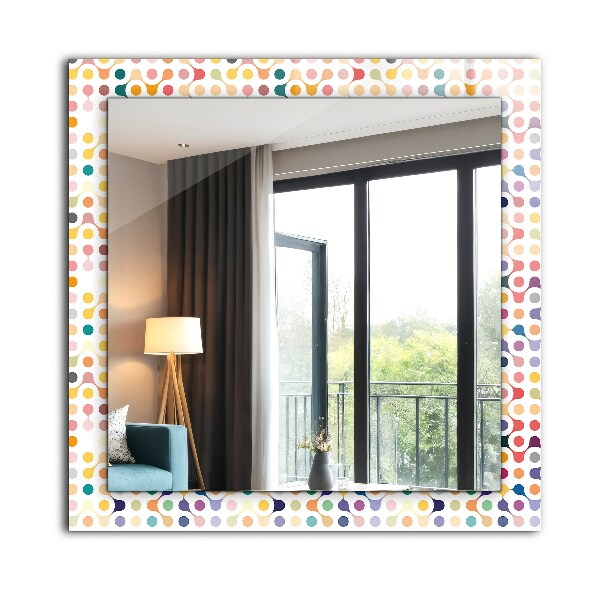 Spiegel ornament Farbiges geometrisches Muster