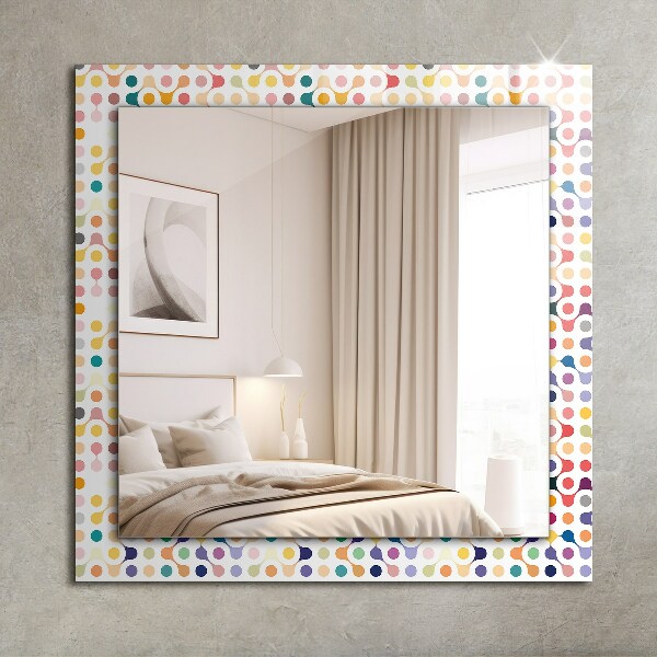 Spiegel ornament Farbiges geometrisches Muster