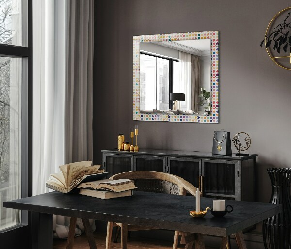 Spiegel ornament Farbiges geometrisches Muster