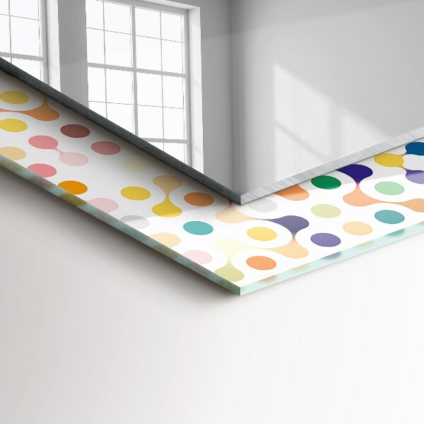 Spiegel ornament Farbiges geometrisches Muster