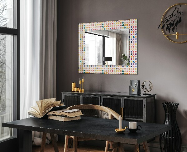 Spiegel ornament Farbiges geometrisches Muster
