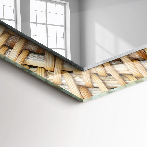 Spiegel ornamente Weidengeflecht