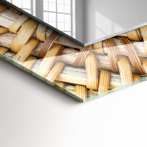 Spiegel ornamente Weidengeflecht