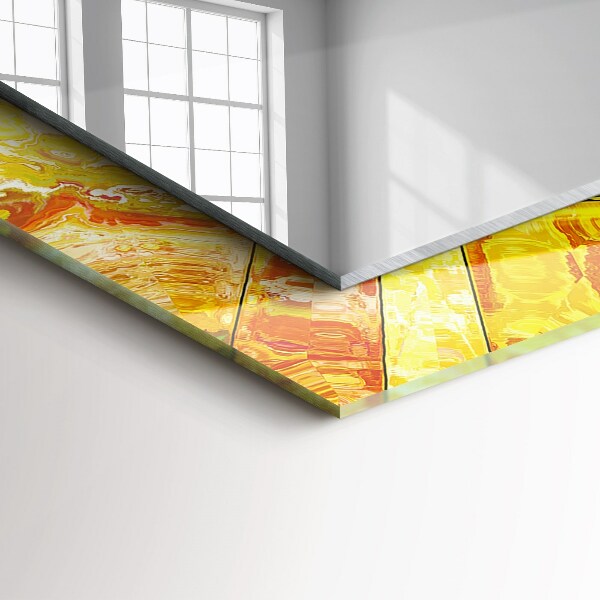 Spiegel mit ornamenten Buntes abstraktes Mosaik