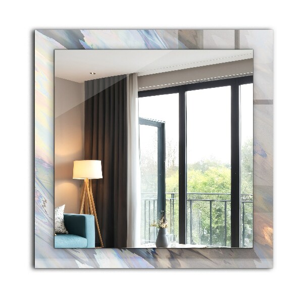 Dekorativer spiegel Abstrakte farbige Muster