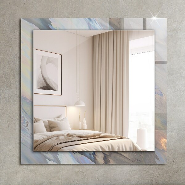 Dekorativer spiegel Abstrakte farbige Muster